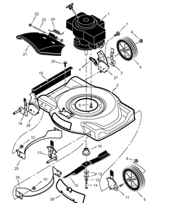 Part Location Diagram of F-99466 Murray Book, Instruction
